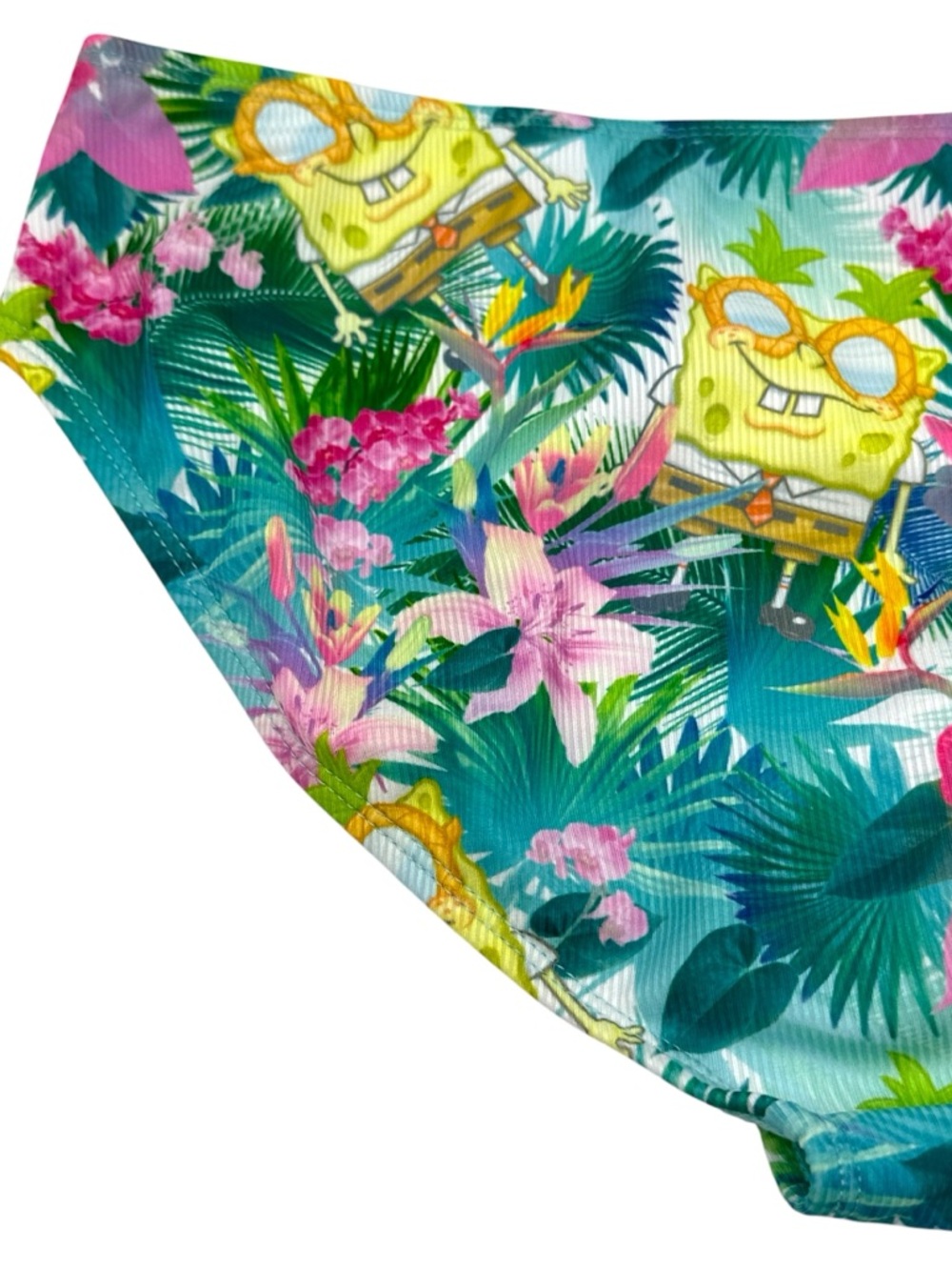 Andy & Evan x SpongeBob SquarePants Tropical Rash Guard Set - Size L (12/14) - Picture 7 of 16